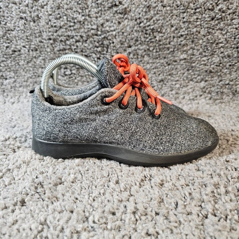 Allbirds The Wool Runner Womens 8 Dark Grey Merino Wool Running Sneakers